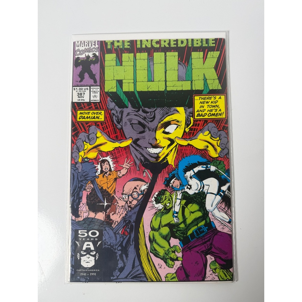 Marvel Comics The Incredible Hulk 387 Nov 1991 Copper Age